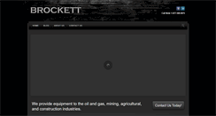 Desktop Screenshot of brockettco.com